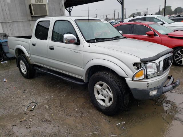 5TEGN92N13Z281839 - 2003 TOYOTA TACOMA DOUBLE CAB PRERUNNER SILVER photo 4