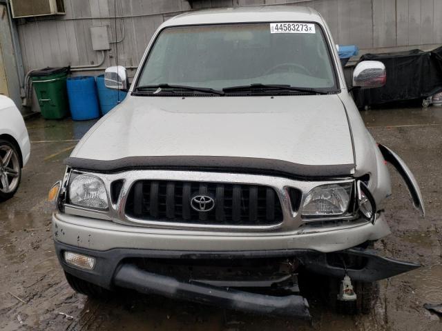 5TEGN92N13Z281839 - 2003 TOYOTA TACOMA DOUBLE CAB PRERUNNER SILVER photo 5