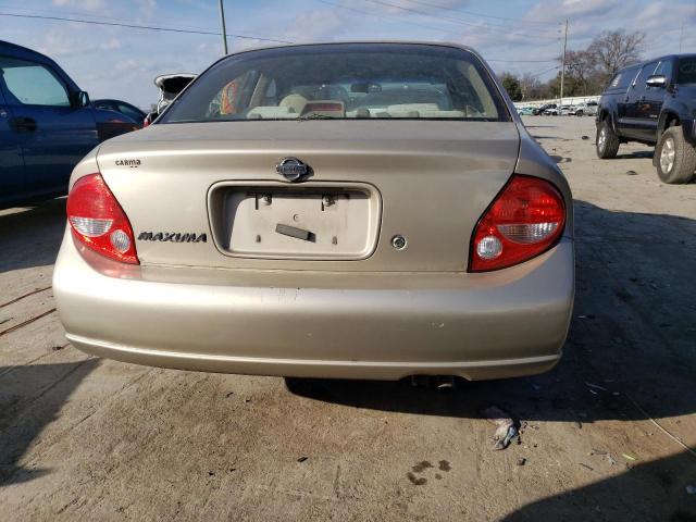 JN1CA31D41T603775 - 2001 NISSAN MAXIMA GXE BEIGE photo 6