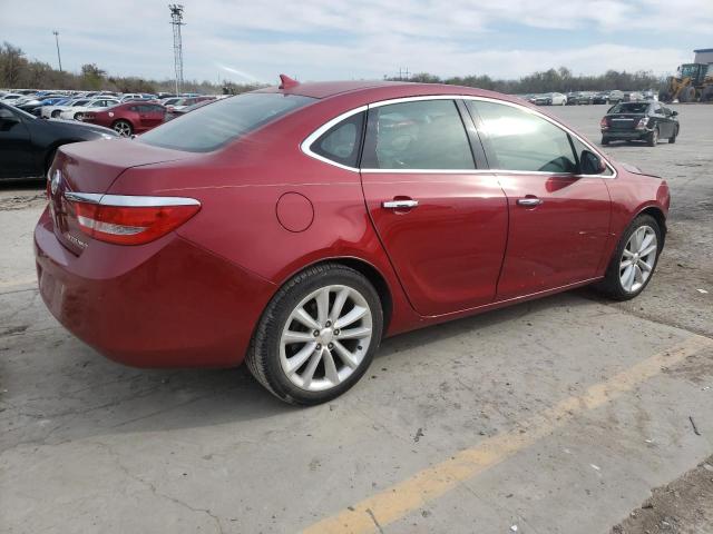 1G4PR5SK8C4144498 - 2012 BUICK VERANO CONVENIENCE RED photo 3