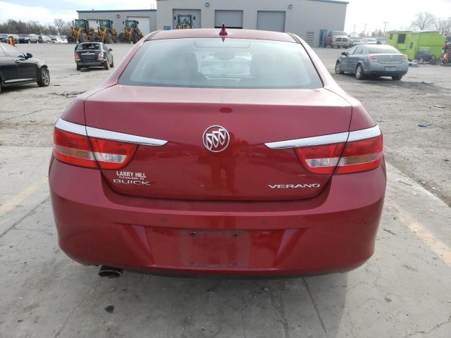 1G4PR5SK8C4144498 - 2012 BUICK VERANO CONVENIENCE RED photo 6