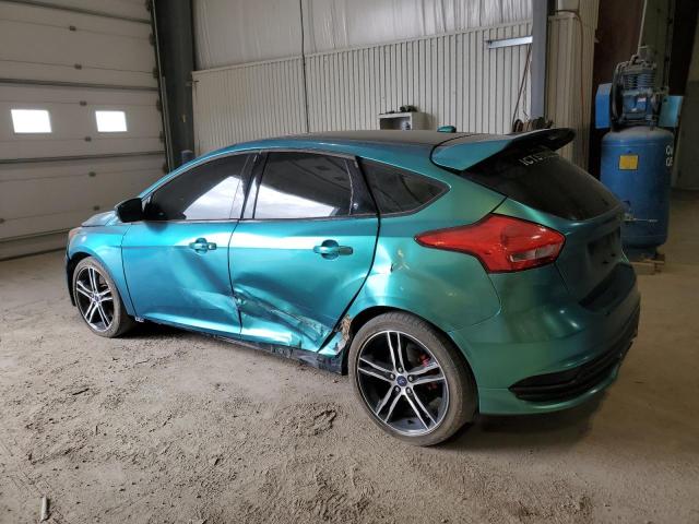 1FADP3L97FL214411 - 2015 FORD FOCUS ST TEAL photo 2