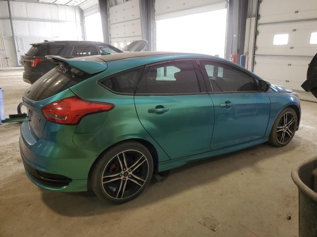 1FADP3L97FL214411 - 2015 FORD FOCUS ST TEAL photo 3