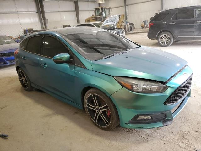 1FADP3L97FL214411 - 2015 FORD FOCUS ST TEAL photo 4