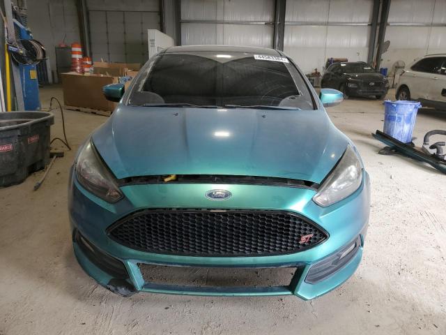 1FADP3L97FL214411 - 2015 FORD FOCUS ST TEAL photo 5