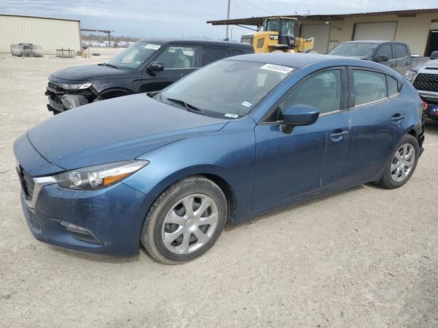 3MZBN1U72JM182142 - 2018 MAZDA 3 SPORT BLUE photo 1