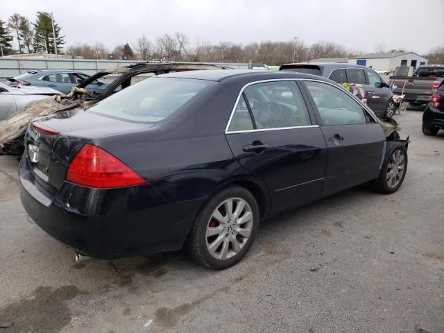 1HGCM66447A070122 - 2007 HONDA ACCORD SE BLACK photo 3