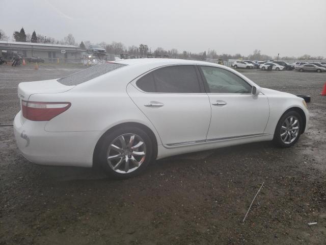 JTHBL46F275034424 - 2007 LEXUS LS 460 WHITE photo 3