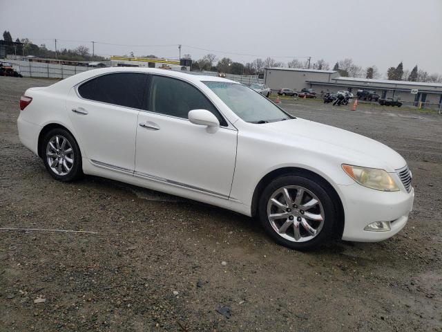 JTHBL46F275034424 - 2007 LEXUS LS 460 WHITE photo 4