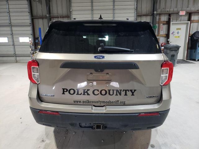 1FM5K8AB2LGC52628 - 2020 FORD EXPLORER POLICE INTERCEPTOR Qəhvəyi foto 6