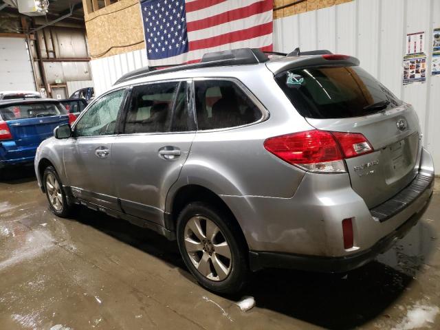 4S4BRCKC2C3300077 - 2012 SUBARU OUTBACK 2.5I LIMITED SILVER photo 2