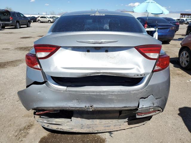 1C3CCCAB2GN149680 - 2016 CHRYSLER 200 LIMITED SILVER photo 6