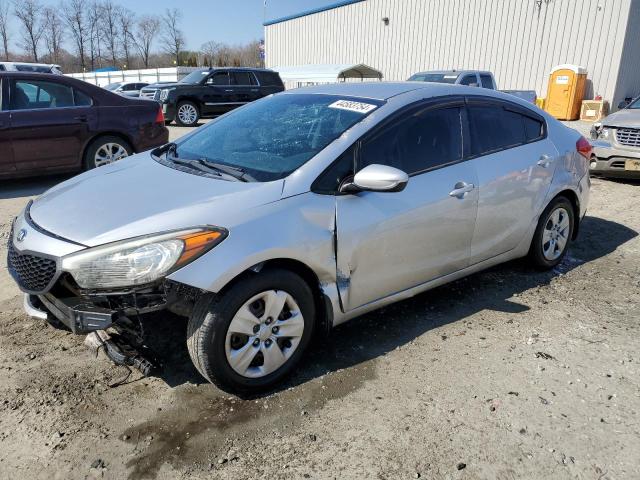 KNAFK4A66F5296990 - 2015 KIA FORTE LX SILVER photo 1