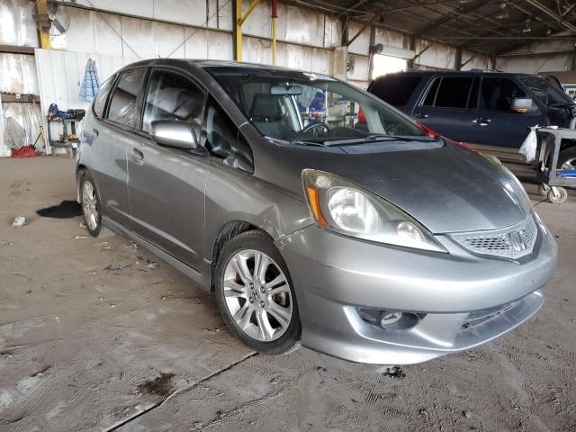 JHMGE88659C002893 - 2009 HONDA FIT SPORT GRAY photo 4