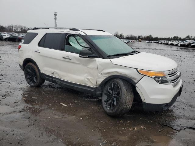 1FM5K8D85DGC33623 - 2013 FORD EXPLORER XLT WHITE photo 4