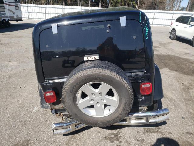 1J4FA39S23P324361 - 2003 JEEP WRANGLER COMMANDO BLACK photo 6