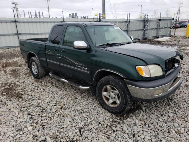 5TBRT34162S332259 - 2002 TOYOTA TUNDRA ACCESS CAB GREEN photo 4