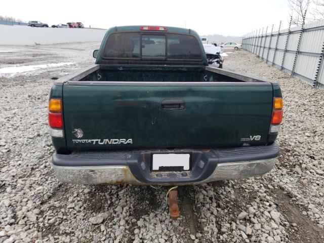 5TBRT34162S332259 - 2002 TOYOTA TUNDRA ACCESS CAB GREEN photo 6