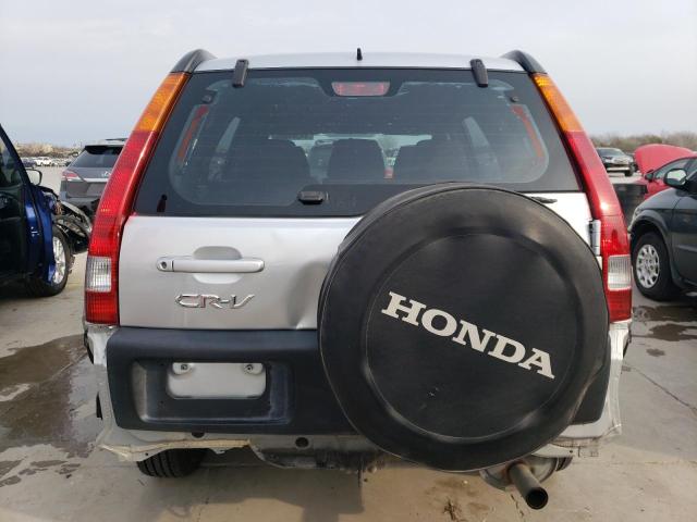 JHLRD68493C015608 - 2003 HONDA CR-V LX SILVER photo 6