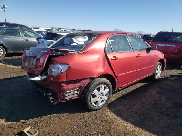 1NXBR32E15Z495720 - 2005 TOYOTA COROLLA CE RED photo 3