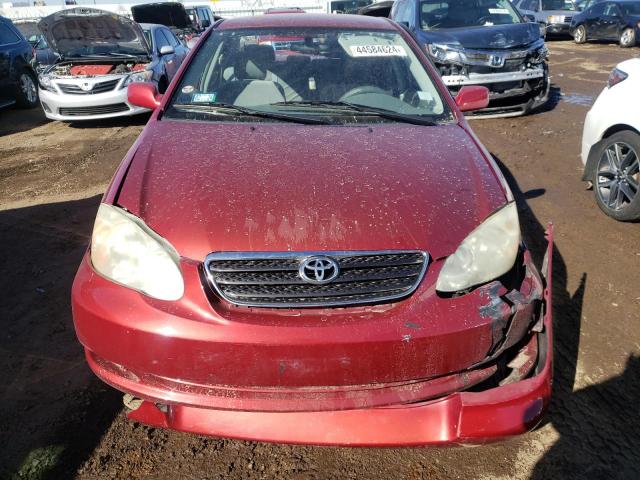 1NXBR32E15Z495720 - 2005 TOYOTA COROLLA CE RED photo 5