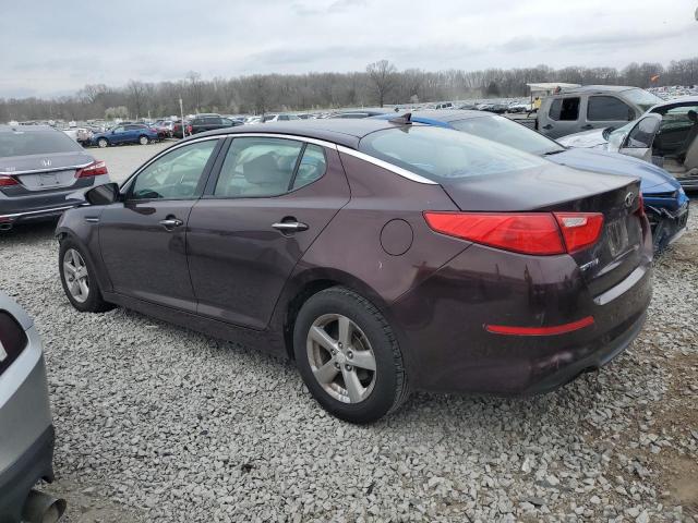 5XXGM4A79EG317173 - 2014 KIA OPTIMA LX BURGUNDY photo 2