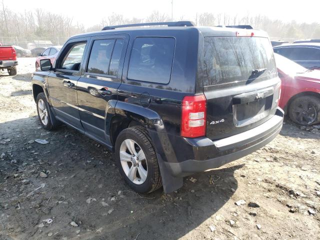 1C4NJRFB3CD537734 - 2012 JEEP PATRIOT LATITUDE BLACK photo 2