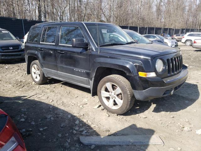 1C4NJRFB3CD537734 - 2012 JEEP PATRIOT LATITUDE BLACK photo 4