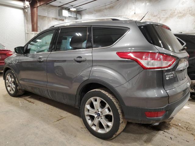 1FMCU9JXXEUD36123 - 2014 FORD ESCAPE TITANIUM GRAY photo 2