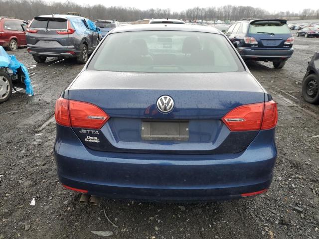 3VW2K7AJ2EM408634 - 2014 VOLKSWAGEN JETTA BASE Կապույտ լուսանկար 6