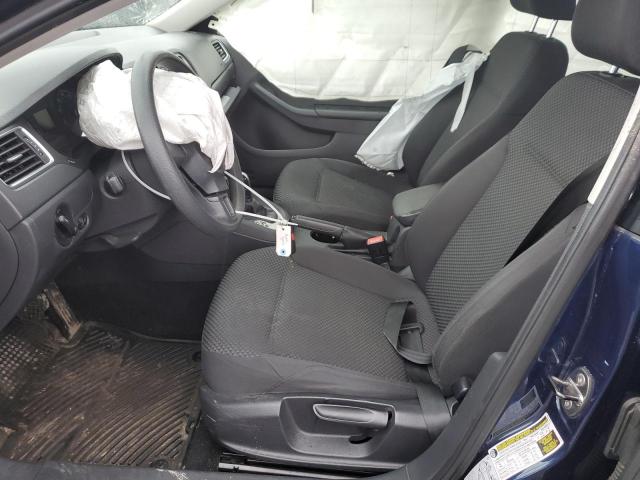 3VW2K7AJ2EM408634 - 2014 VOLKSWAGEN JETTA BASE Կապույտ լուսանկար 7