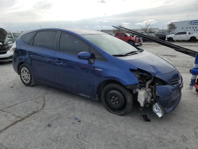 JTDZN3EU7C3115087 - 2012 TOYOTA PRIUS V BLUE photo 4