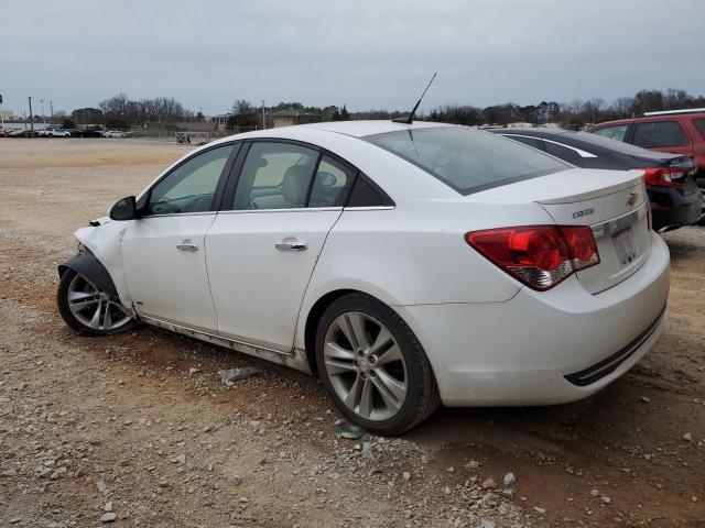 1G1PG5SB5E7284206 - 2014 CHEVROLET CRUZE LTZ WHITE photo 2