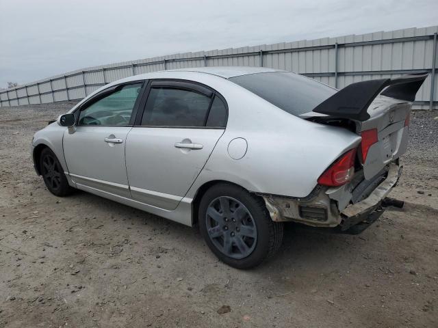 1HGFA16556L082896 - 2006 HONDA CIVIC LX SILVER photo 2