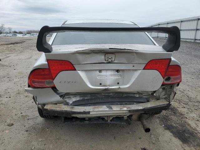 1HGFA16556L082896 - 2006 HONDA CIVIC LX SILVER photo 6