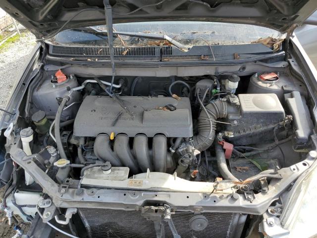 2T1KR32E24C202567 - 2004 TOYOTA COROLLA MA XR GRAY photo 12