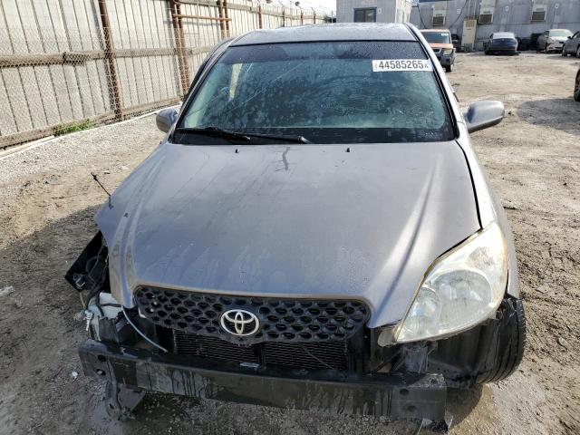 2T1KR32E24C202567 - 2004 TOYOTA COROLLA MA XR GRAY photo 5