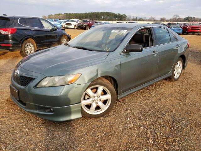 4T1BK46K57U529042 - 2007 TOYOTA CAMRY LE GREEN photo 2