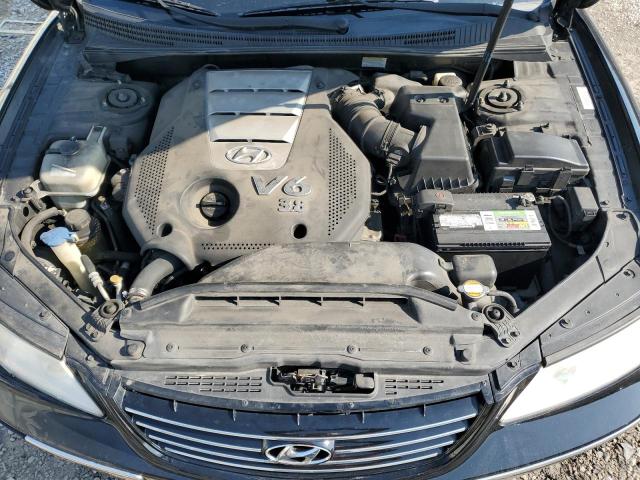 KMHFC46F18A302578 - 2008 HYUNDAI AZERA SE BLACK photo 11