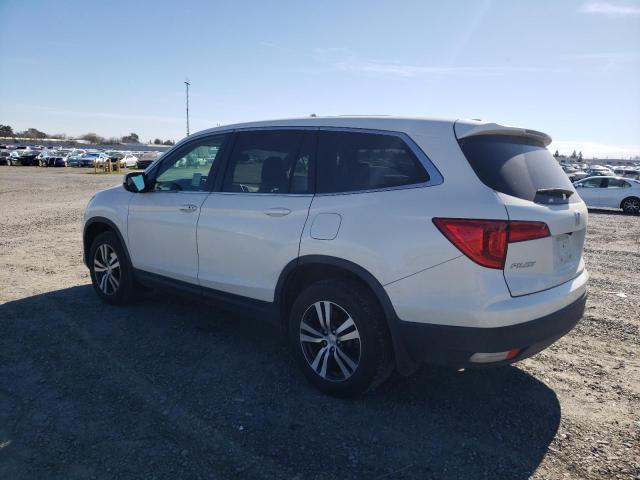 5FNYF6H52HB067474 - 2017 HONDA PILOT EXL WHITE photo 2