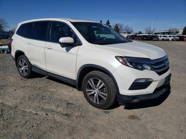 5FNYF6H52HB067474 - 2017 HONDA PILOT EXL WHITE photo 4