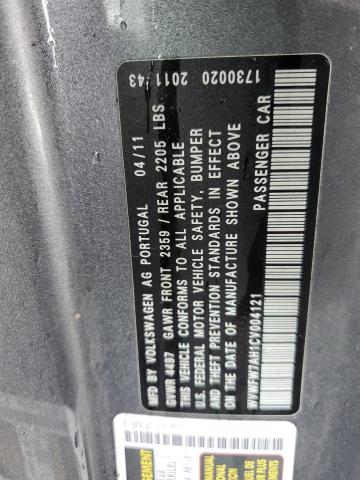 WVWFW7AH1CV004121 - 2012 VOLKSWAGEN EOS LUX 石墨色 照片 12