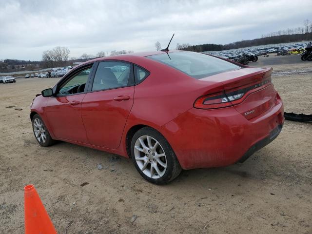 1C3CDFBH2DD647932 - 2013 DODGE DART SXT RED photo 2