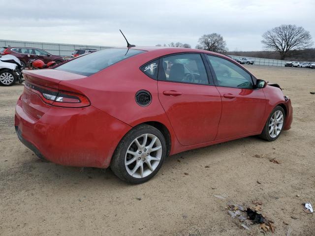 1C3CDFBH2DD647932 - 2013 DODGE DART SXT RED photo 3