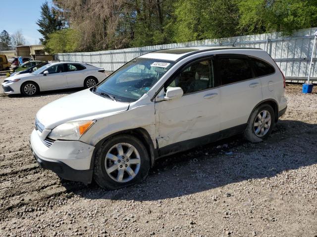 JHLRE48737C119075 - 2007 HONDA CRV EXL WHITE photo 1