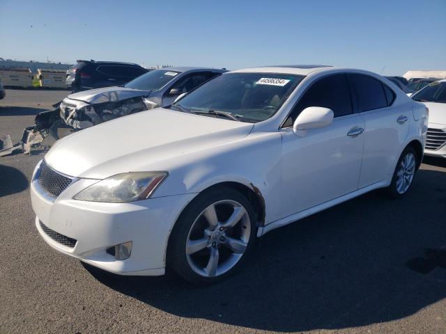 JTHCK262372012636 - 2007 LEXUS IS 250 WHITE photo 1