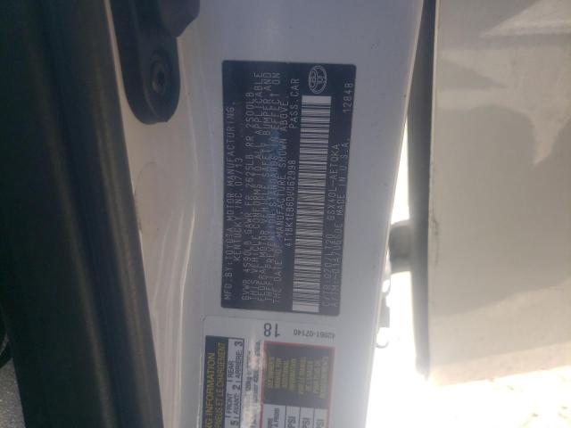 4T1BK1EB6DU062998 - 2013 TOYOTA AVALON BASE Ağ foto 12