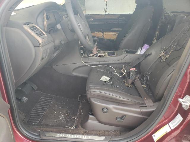 1C4RJEJG0GC454948 - 2016 JEEP GRAND CHER SUMMIT მუქწითელი ფოტო 7