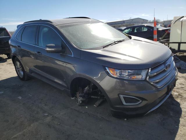 2FMTK3J83FBB94927 - 2015 FORD EDGE SEL CHARCOAL photo 4