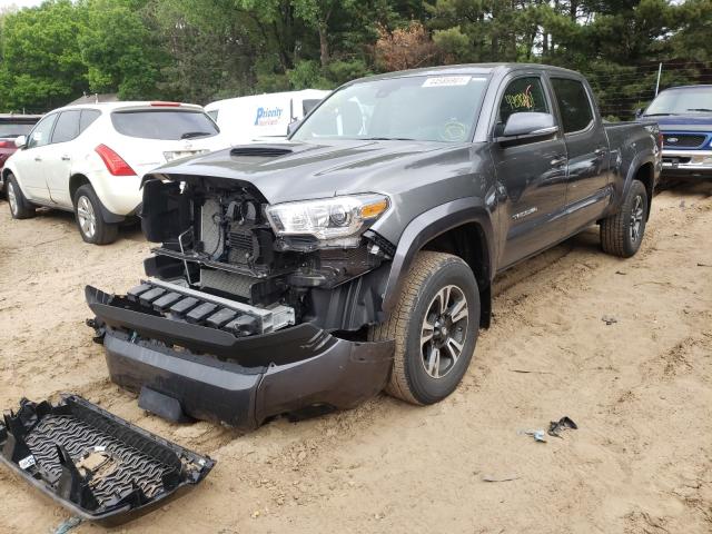 3TMDZ5BNXKM066276 - 2019 TOYOTA TACOMA DOUBLE CAB Сұр фото 2
